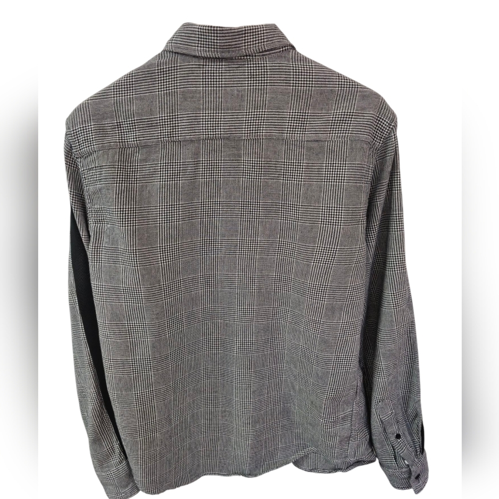 Brave Soul London Prince of Wales Men's Checkered Shirt Black Size Small - Picture 4 of 14